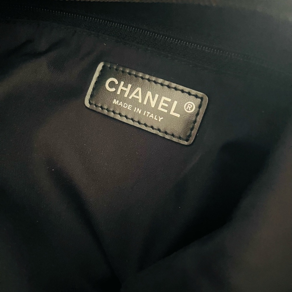 Chanel Black Nylon
Travel Line Tote Bag with COA - Picture 9 of 10